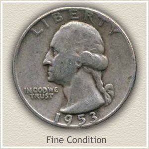 1957 Quarter Fine Condition