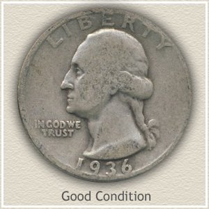 1945 Quarter Good Condition