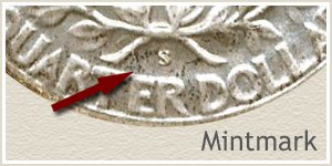 1942 Quarter -S- Mintmark