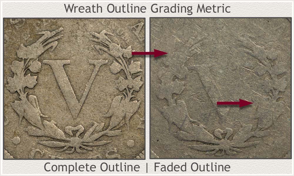 Examples of Complete and Faded Wreath Outlines